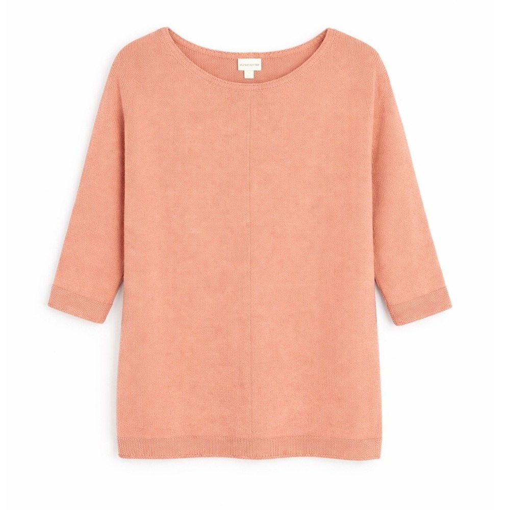 Chico's Peach Scoop Neck Sweater